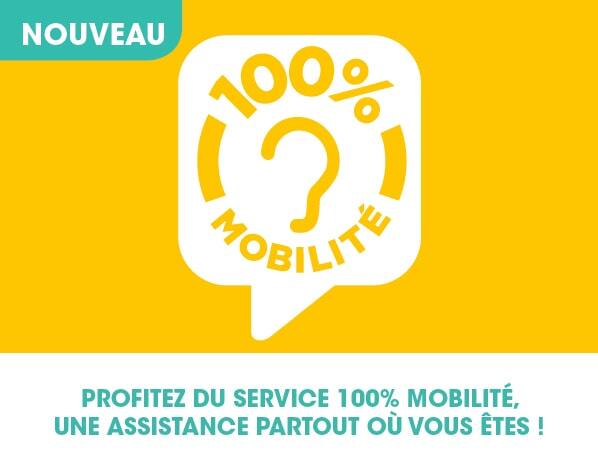 Profitez du service 100% mobilité une assistance partout où vous êtes !